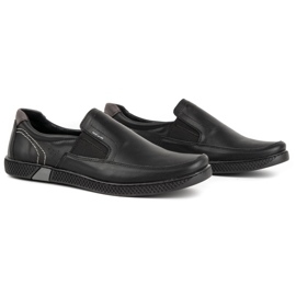 KOMODO Schwarze Herren-Loafer 912 4