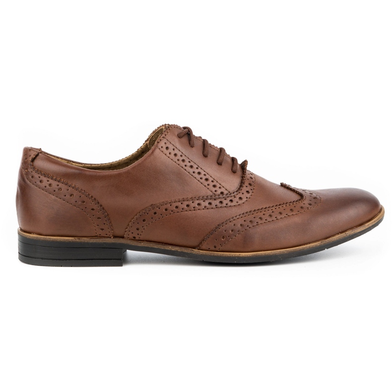 Olivier Lederformelle Schuhe Brogues 306GT braun 1