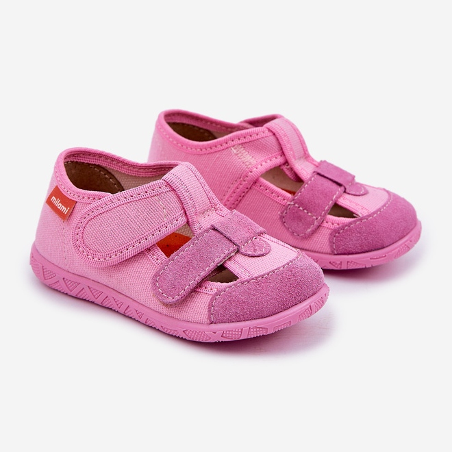 Kinderruhrschuhe für rosa Klettverschlüsse 1