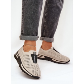 S.Barski Locked Damenschuhe aus natürlichen Leder S. Barski LR51-672 Beige 2