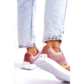 Big Star Sneakers von Damen Pink-Bege rosa 4