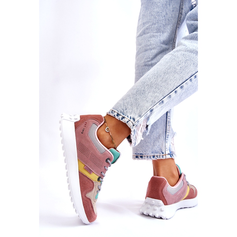 Big Star Sneakers von Damen Pink-Bege rosa 1