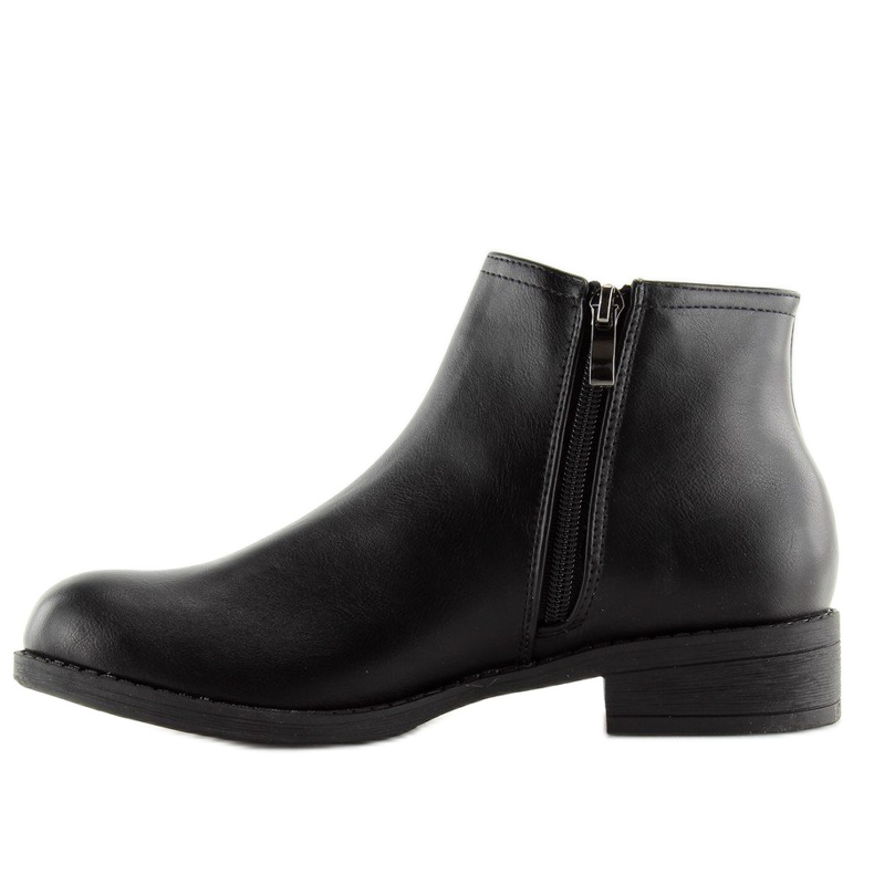 Schwarze Chelsea Boots für Damen CH-89 schwarz 2