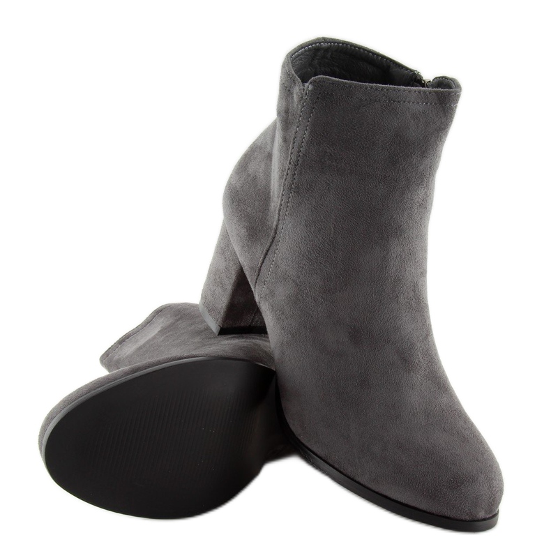 Klassische graugraue High Heels 2