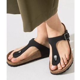 Birkenstock Gizeh Bs W 1020380 Hausschuhe schwarz 9