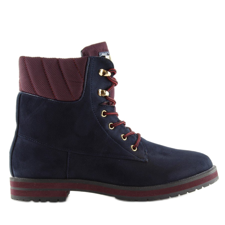 Schnürboots, marineblau navy blau 1