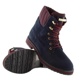 Schnürboots, marineblau navy blau 2