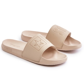 Damen-Flip-Flops aus Schaumstoff Big Star OO274043 Beige 4