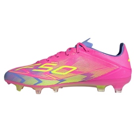 Adidas f50 pro fg/mg jh6419 rosa fußballschuhe 1