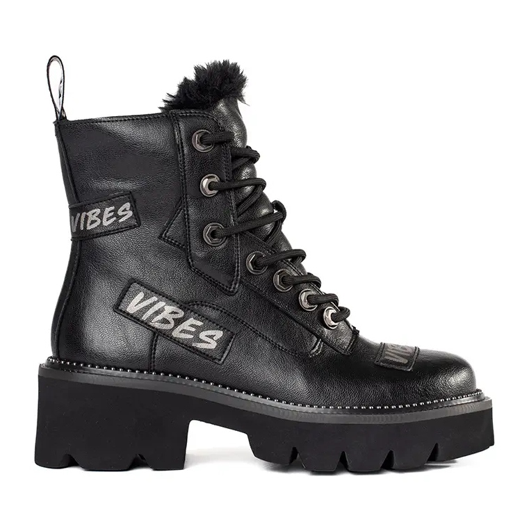 ARTIKER Vibes Lederstiefel schwarz 1