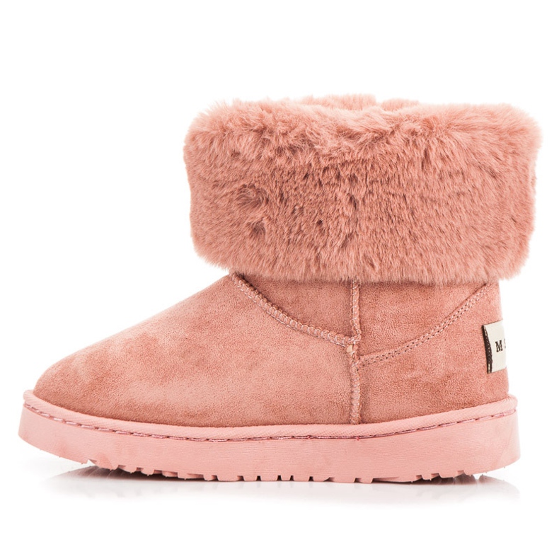 Bella Paris Mukluki mit Fransen rosa 1