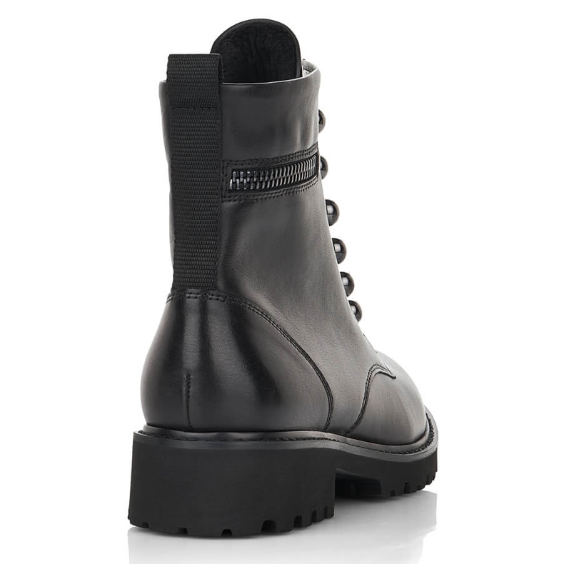 Isolierte Damenstiefel aus Leder, schwarz Remonte D8670-01 1