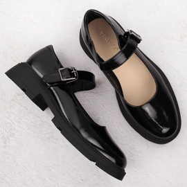 Schwarze Lackschuhe für Damen Vinceza 62179 1