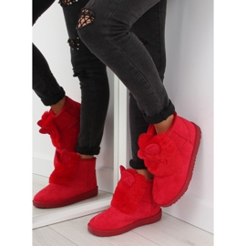 Rote Emus mit Klößen B198 rot 1