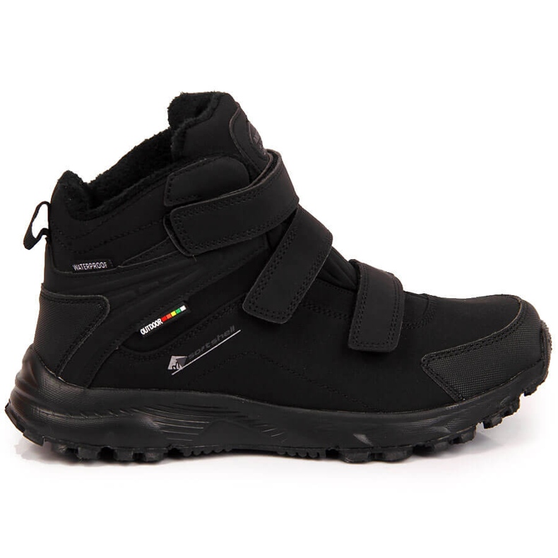 Wasserdichte isolierte schwarze American Club Trekkingschuhe für Herren 1