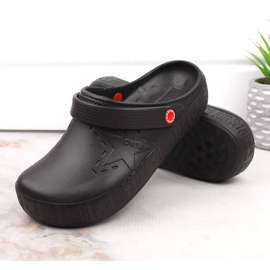 Big Star II275001 schwarz kroks schwarze Schaumstoffhausschuhe 1