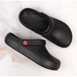 Big Star II275001 schwarz kroks schwarze Schaumstoffhausschuhe 2