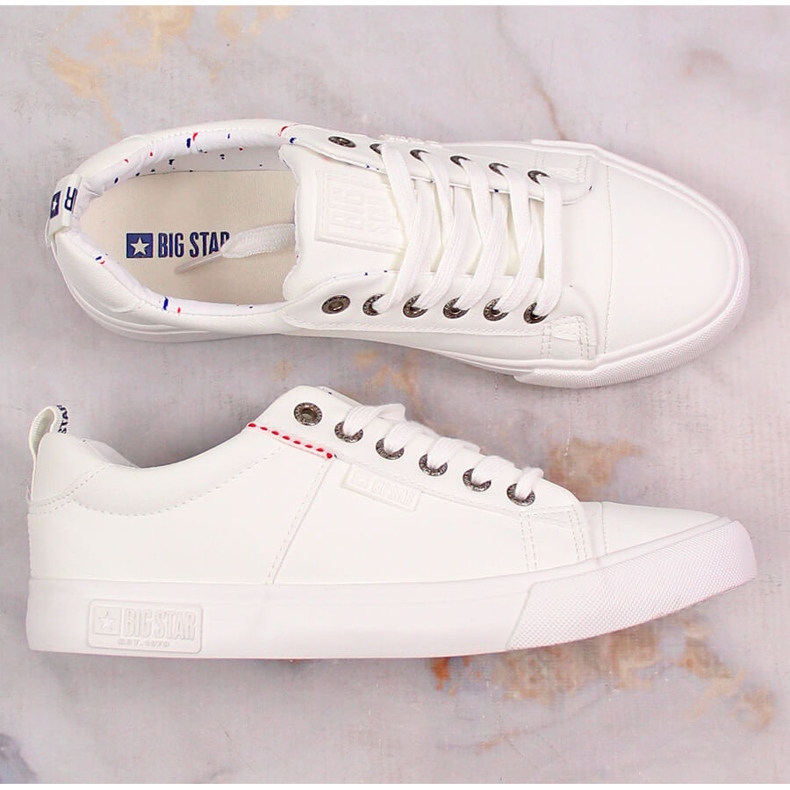 Weiße Low-Top-Sneaker Big Star KK274005 1