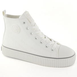 Weiße isolierte High-Top-Sneaker Big Star OO274788 1