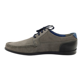 Badura 3175 graue Sportschuhe marineblau blau 2