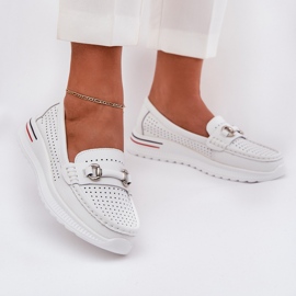 Openwork Vinceza Natural Ballerinas 95331 Weiß 2