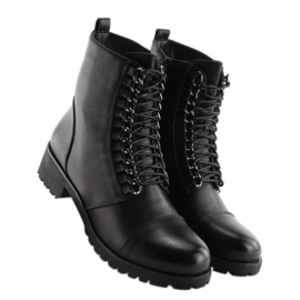 Schwarze Arbeitsstiefel A89626 schwarz 1