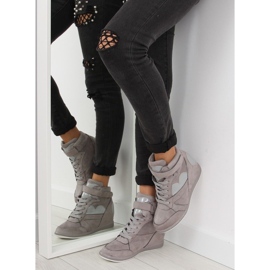 Graue graue Damenturnschuhe 1542 grau 2