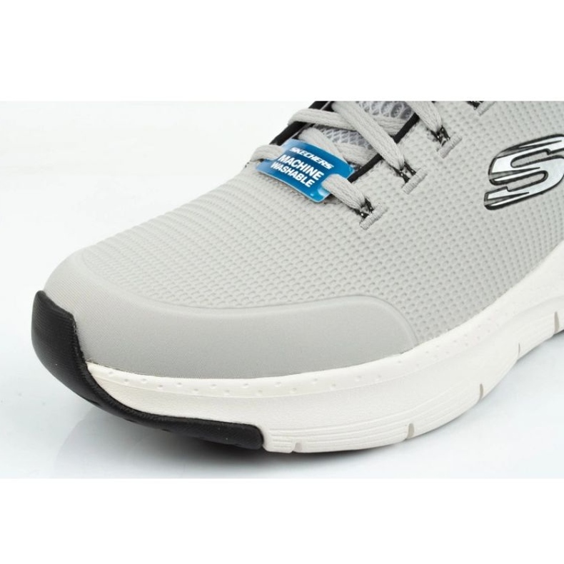 Herren Sportschuhe Skechers Arch Fit 232200-lgbk Grau 4