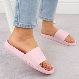 Damenflip Flops für den Big Star OO274036 Pink Pool rosa 8