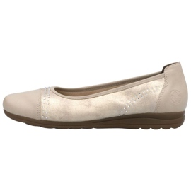 Schuhe, Frauen Ballerinas Rieker L9353-62 Beige 21