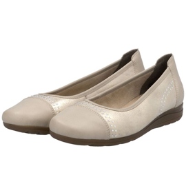 Schuhe, Frauen Ballerinas Rieker L9353-62 Beige 23