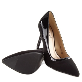 Schwarze Damen High Heels 1522-133 Schwarz 2