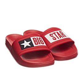Red Big Star DD274A267 Strandpantoffeln aus rotem Gummi 2