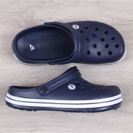 Marineblaue Hausschuhe für Kinder von American Club 1