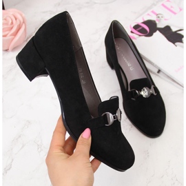 Schwarze Damenschuhe mit Block von Sergio Leone 2