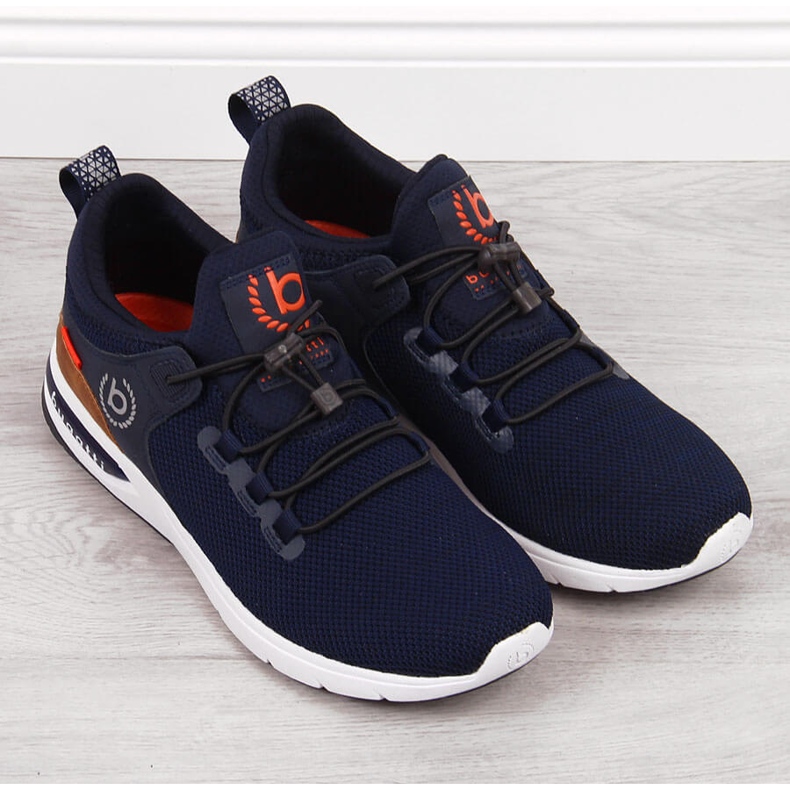 Herren Sports Schuhe Marine Blue Bugatti JJ153028 blau 1