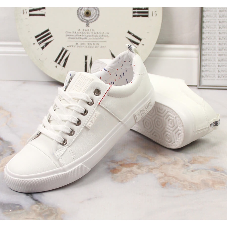 Weiße Low-Top-Sneaker Big Star KK274005 2