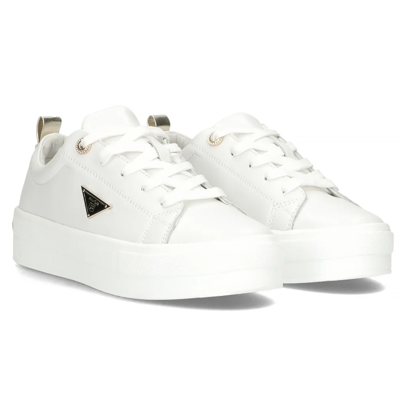 Leder -Sneaker Filippo dp3533/25 White weiß 1