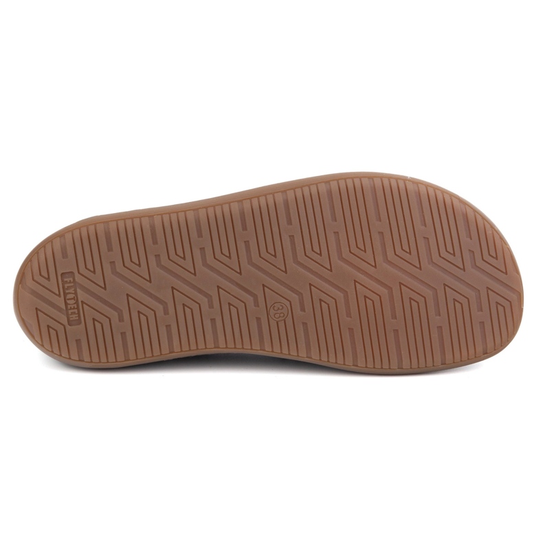 Olivier Barfuß Frauen minimalistische Leder -Slipper 1280 dunkelbraun 1