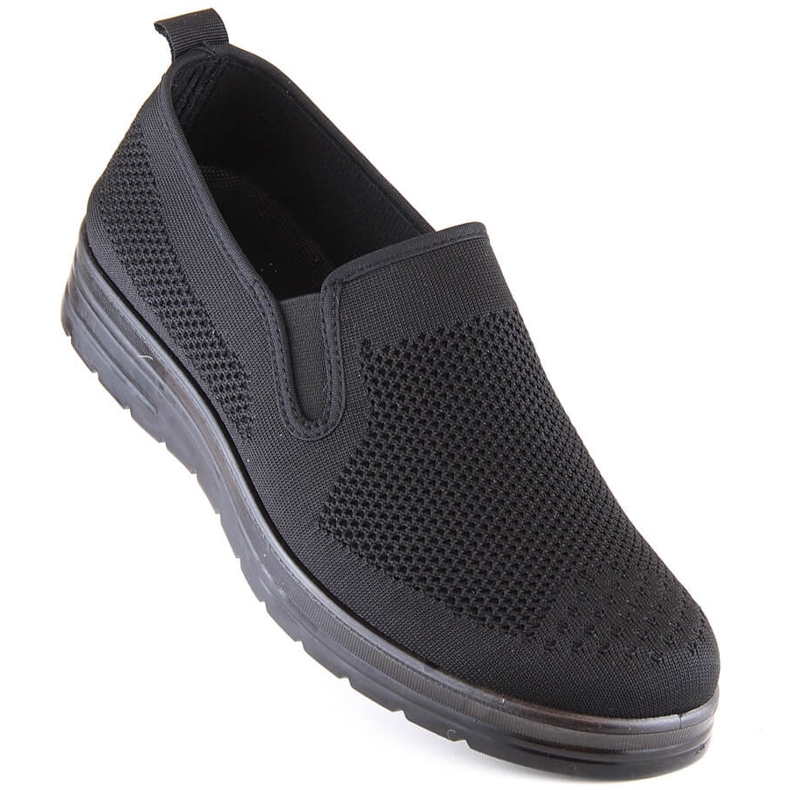 News 1022 schwarze Herren-Slipper 1