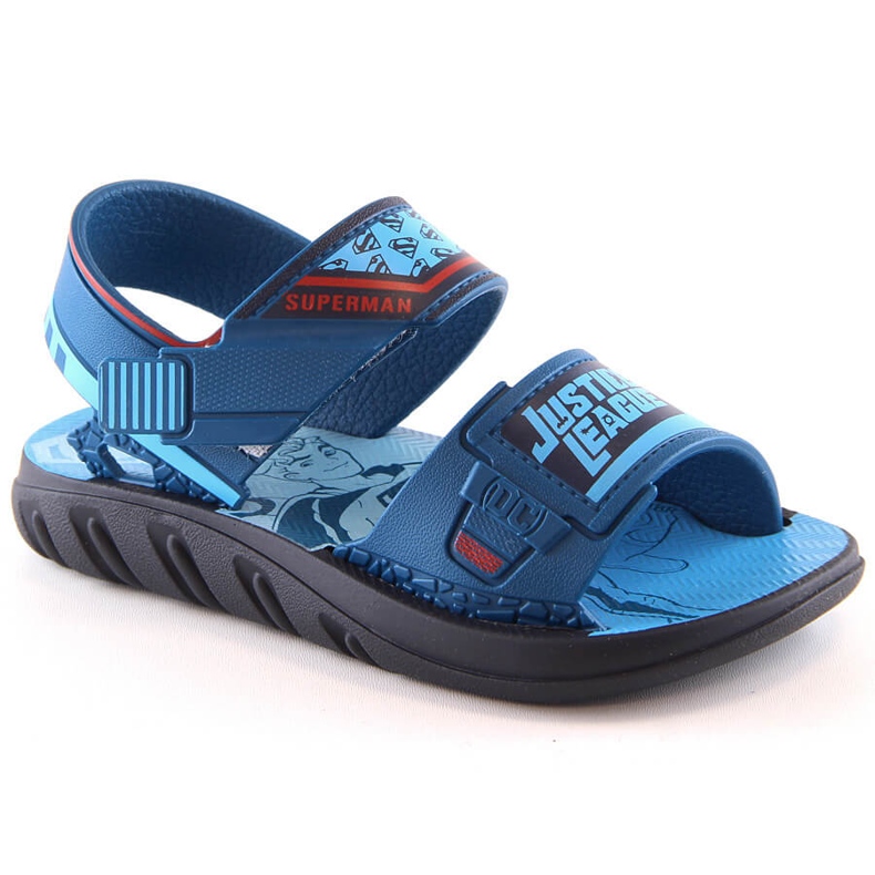 Bequeme Sandalen für Jungen duften blau Superman Zaxy JJ385009 2