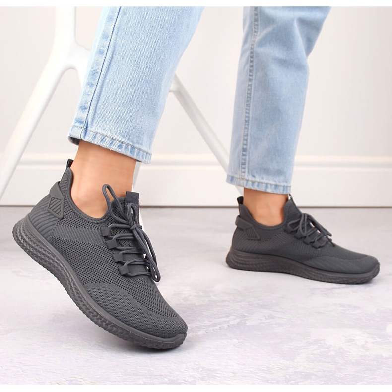 Hellgraue Mesh-Sportschuhe News 3634 2