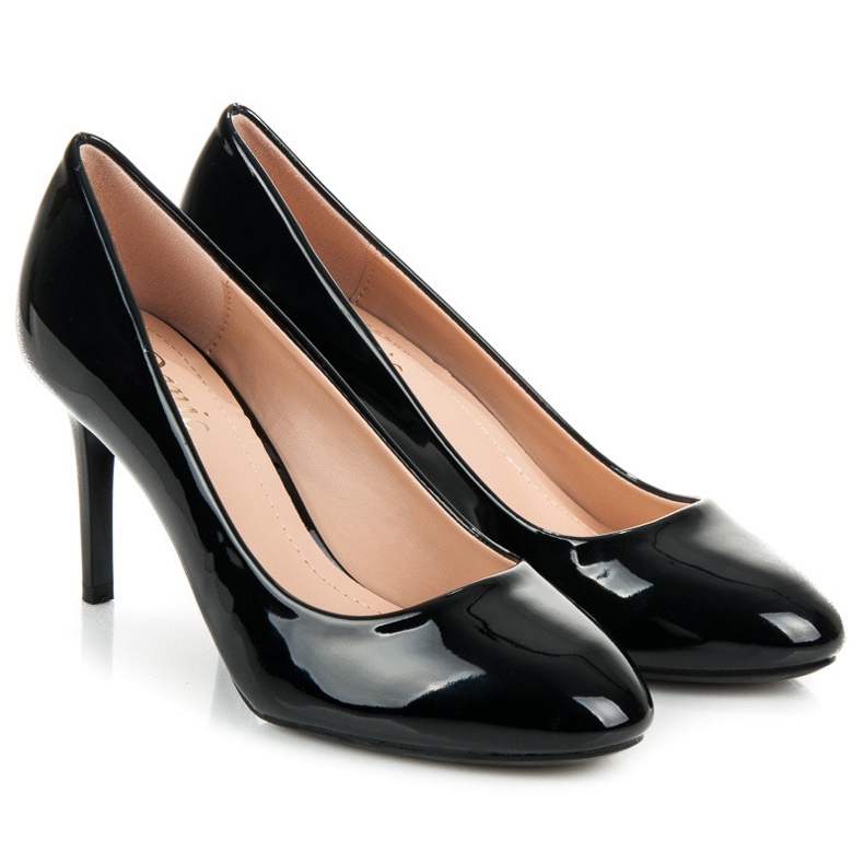 Danic Schwarz lackierte Pumps 1