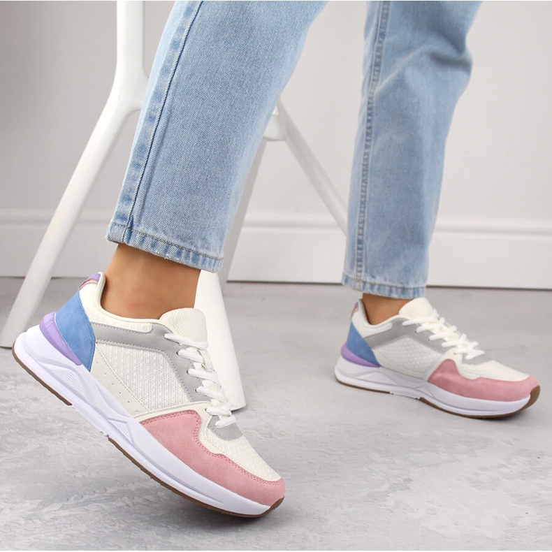 Mehrfarbige Damen-Schnürsportschuhe Atletico WY23593 2