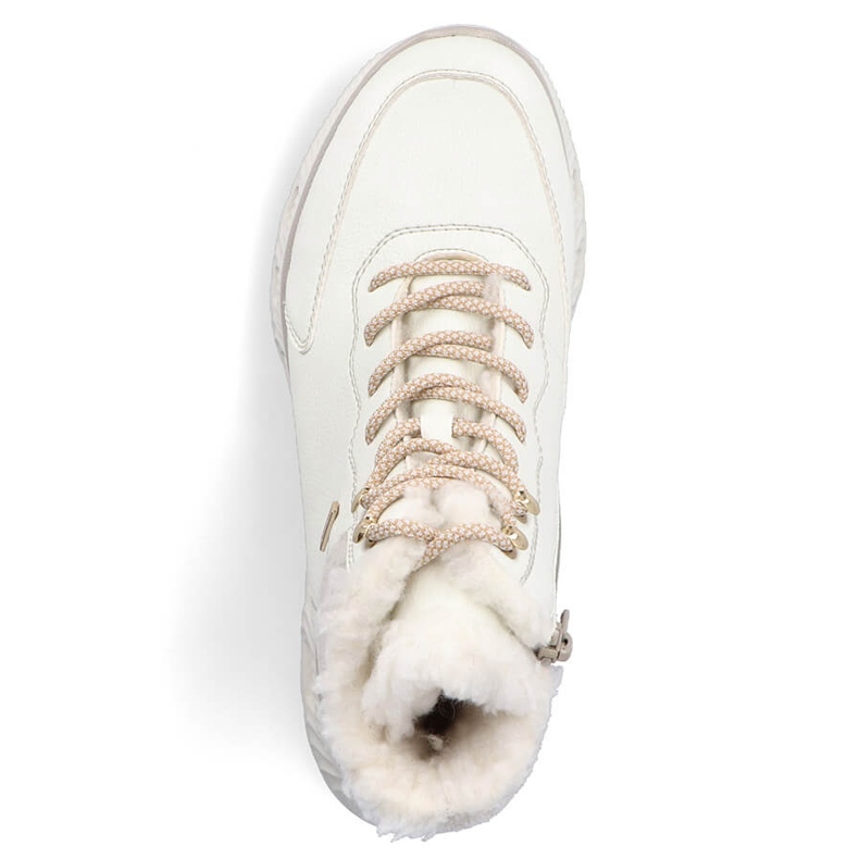 Isolierte Damen-Sportstiefel, weiß, Rieker M6010-80 1