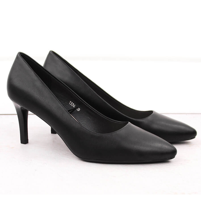 Schwarze Sergio Leone 1336 Pumps für Damen 2