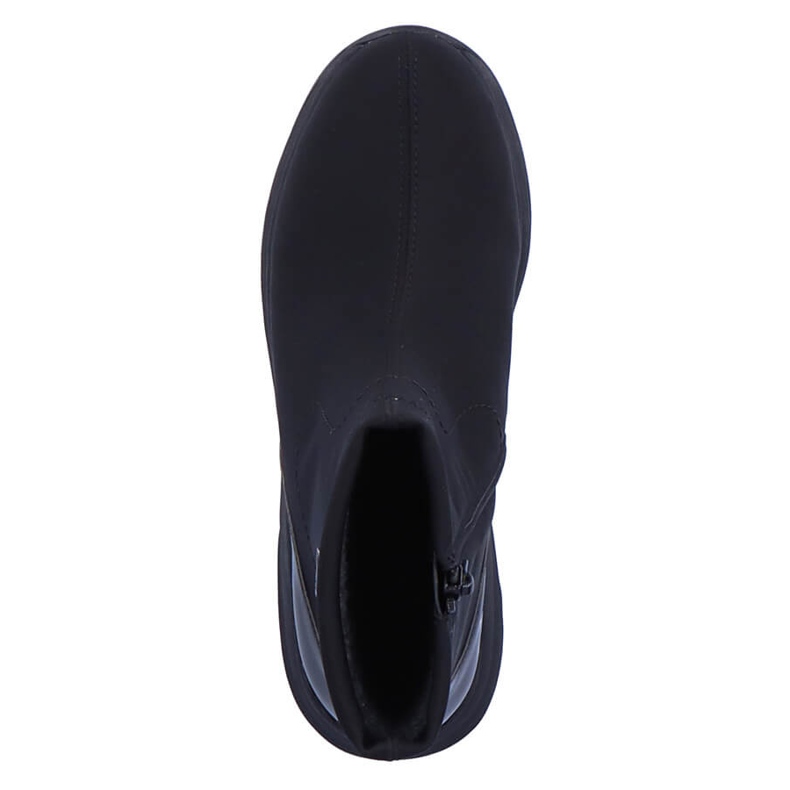 Wasserdichte Damen-Keilstiefel in Schwarz Remonte D6677-03 1
