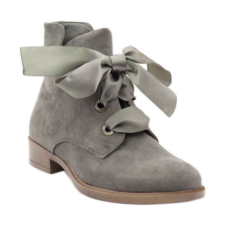 Graue Sergio Leone 300 Damenstiefel 1