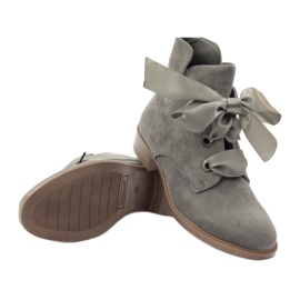 Graue Sergio Leone 300 Damenstiefel 3