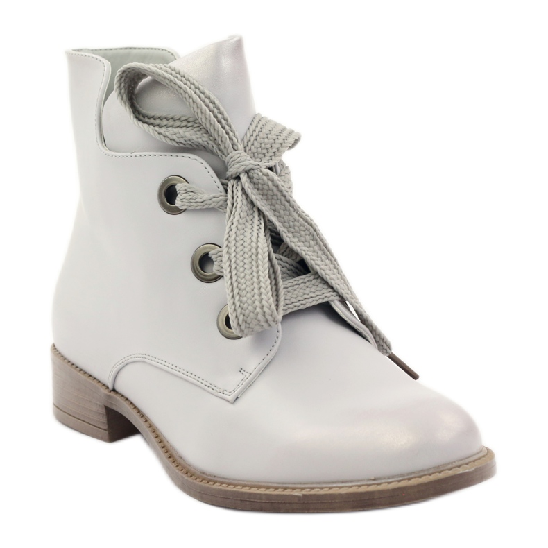 Stiefel Sergio Leone 300 silbermetallic grau 1